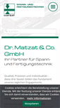 Mobile Screenshot of dr-matzat.de